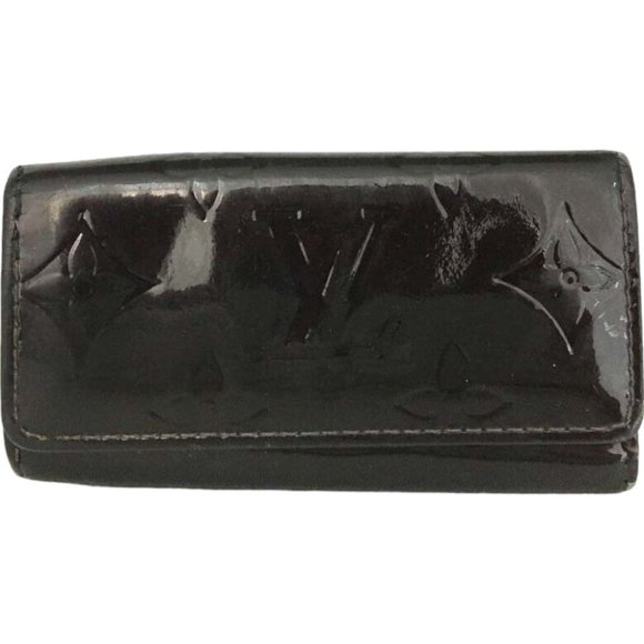 019128T Louis Vuitton Key Case Multicles 4 Ring Amarante Monogram Vernis - Picture 1 of 8